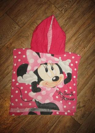 Полотенце с капюшоном minnie mouse