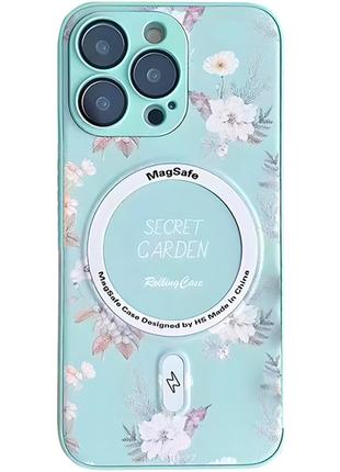 TPU+PC чохол Secret Garden with MagSafe для Apple iPhone 14 Pr...