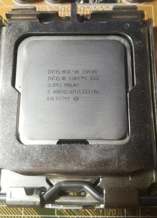 Процессор Intel Core 2 Duo E8400 3.00GHz/6M/1333 (SLB9J)