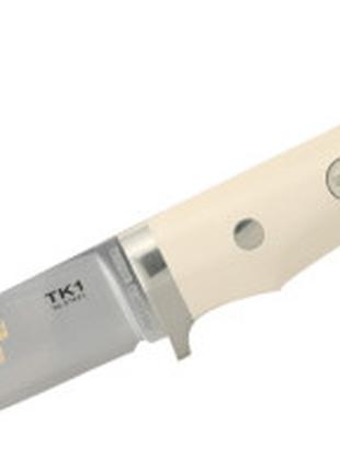 Нож Fallkniven Тк1 "Tre Kronor" 3G, слоновая кость, кожаные ножны