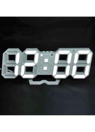 Електронний настільний LED-годинник із будильником і термометр...
