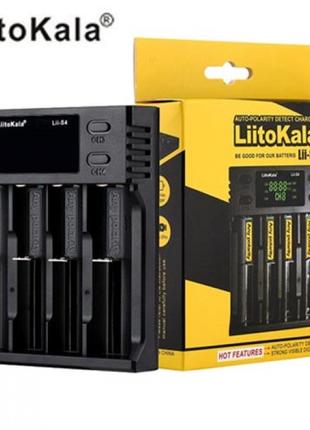 Зарядний пристрій LiitoKala Lii-S4 для 4x акумуляторів 18650, ...
