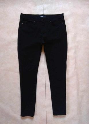 Черные брендовые джинсы штаны с высокой талией angels, 14 размер.