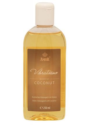 Масажне масло - Vibratissimo Coconut з ароматом кокоса, 250 мл