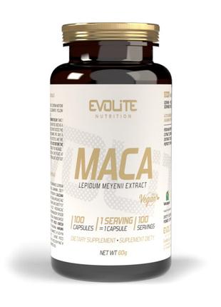 Натуральная добавка Evolite Nutrition Maca 500 mg, 100 вегакапсул