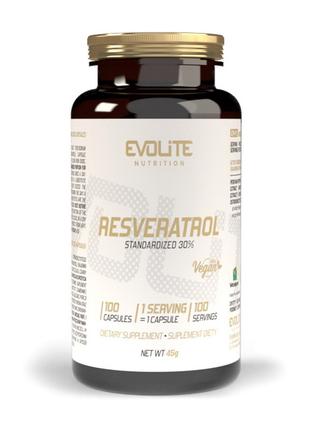 Натуральная добавка Evolite Nutrition Resveratrol 200 mg, 100 ...