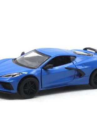 Машинка металлическая "chevrolet corvette 2021", синий