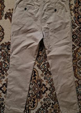 Фирменные хлопковые стрейчевые брюки h&amp;m,размер 34/32.
