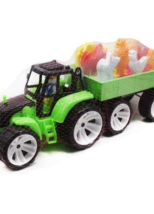 Игровой набор "трактор: ферма", зеленый