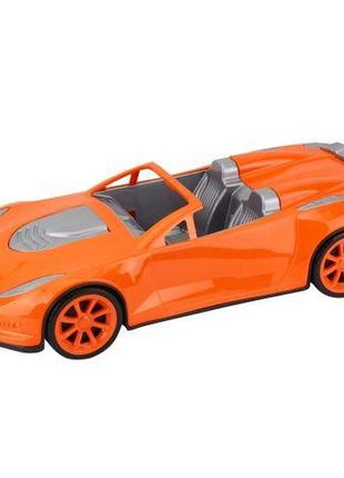 Пластиковая машинка "кабриолет", оранжевый