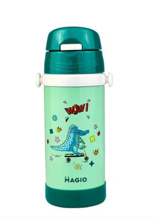 Термос питьевой детский Magio MG-1049M 350 мл зеленый