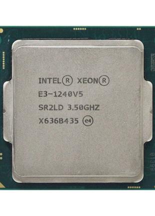 Процесор Intel Xeon e3-1240 v5 3.5-3.9 GHz, LGA1151 80W (Core ...