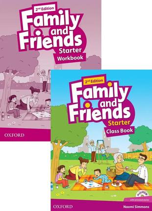 Family and friends starter 2nd student's book+workbook