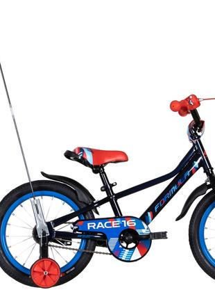 Детский Велосипед 16" Formula RACE 2022 Размер 8.5" синий с кр...