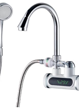 Кран-водонагрівач проточний s93 3.0 кВт 0,4-5бар для ванни гус...