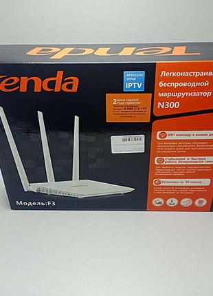 Сетевое оборудование Wi-Fi и Bluetooth Б/У Tenda F3 N300