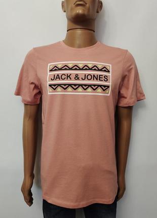 Мужская стильная футболка jack &amp;jones, р.xs/s