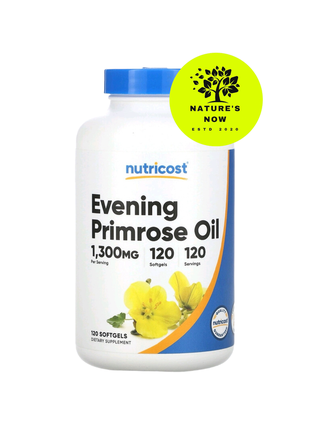 Nutricost масло примулы, первоцвета вечернего 1300 мг - 120 ка...