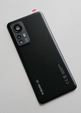 Задняя крышка Xiaomi 12 со стеклом камеры (2201123G), цвет - С...