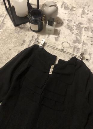 Блуза черная шифон