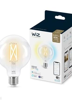 Smart cветодиодная лампа WiZ Led Smart E27 7W 806Lm G95 2700-6...