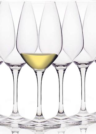 Хрустальные бокалы FAWLES для белого вина, набор из 6, набор и...