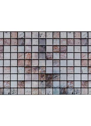 Декоративна ПВХ панель мозаїка під бежевий мармур 960х480х4мм ...