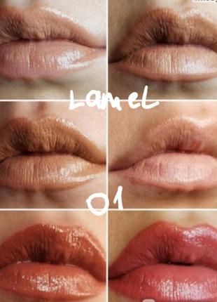 Lamel palette lipstick 6 colors палітра тіней
