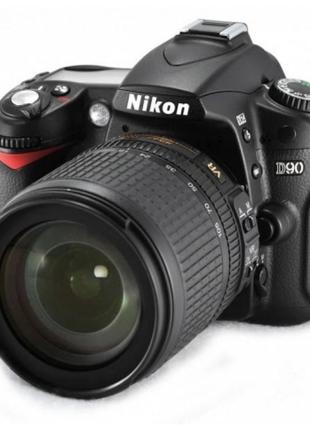 Б/У Фотоапарат NIKON D90 KIT 18-105 Дзеркальна камера середньо...