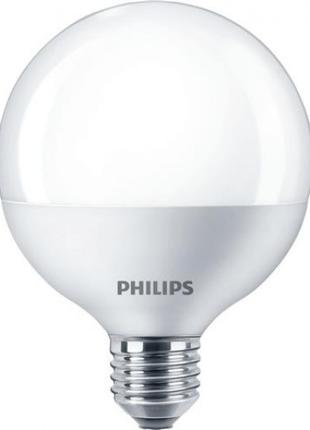 Светодиодная лампа Philips, E27, 9,5 Вт (60 Вт), 806 лм, G93, ...