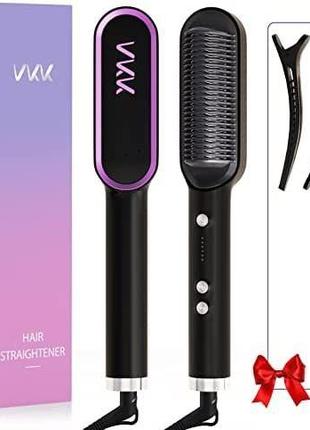 Щетка-выпрямитель для волос VKK, расческа-выпрямитель для волос