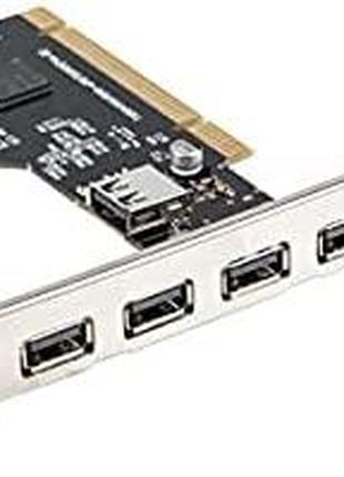 LANBERG PCI Card PCI-US2-005 4 внешних USB 2.0 + 1 внутренний ...