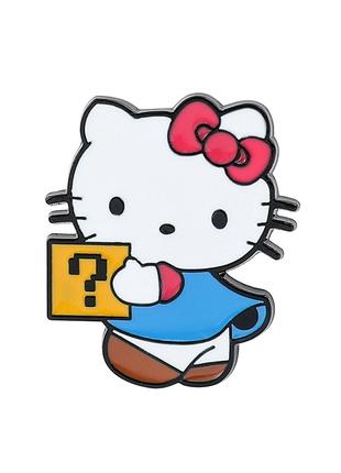 Брошь значок пин котенок Хеллоу Китти Hello Kitty металл эмаль...