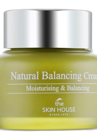 Крем для обезвоженной жирной кожи the skin house natural balan...