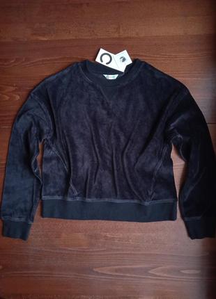 Кофта светр світшот оверсайз велюровий пуловер