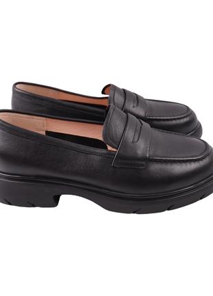 Туфли женские Renzoni черные натуральная кожа 1041-24DTC 40