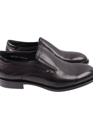 Туфли мужские Clemento черные натуральная кожа 75-24DT 42