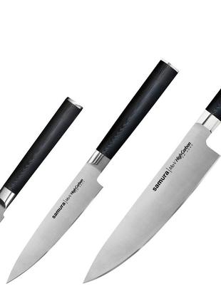 Набір із 3 кухонних ножів Samura Mo-V (SM-0230)