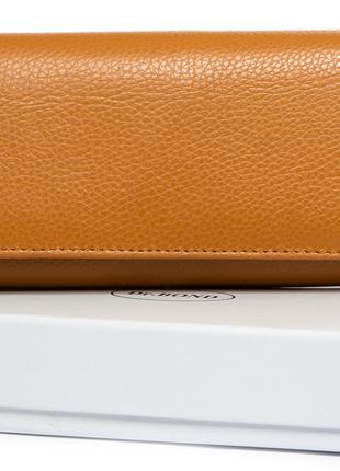 Женский кожаный кошелек Dr.Bond W502 желтый натуральная кожа