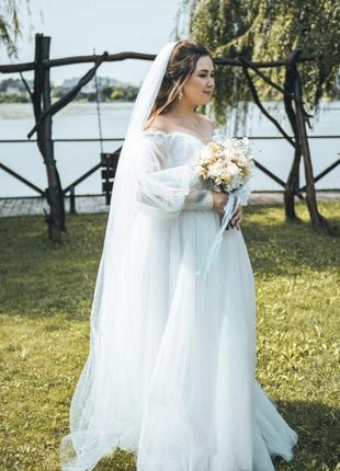 Весільна сукня бохо шик