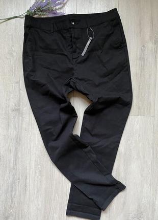 Новые черные мужские брюки коттоновые брюки asos