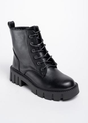 Ботинки женские 341388 р.39 (24,5) Fashion Черный