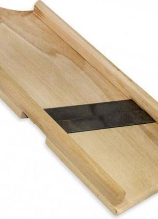 Шинковка деревянная Kamille 42х16см с 2 ножами