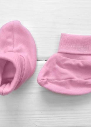 Пинетки Malena для новорожденной 0-3 месяцев розовый