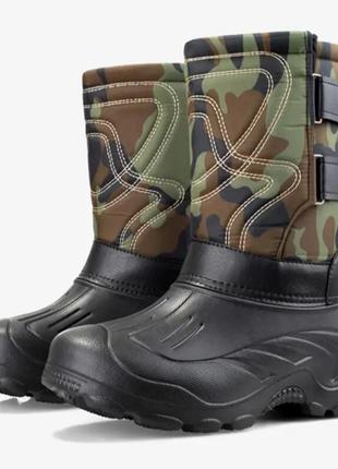 Тактичні зимові чоботи водонепроникні Камуфляж SnowBoots1 42 S...