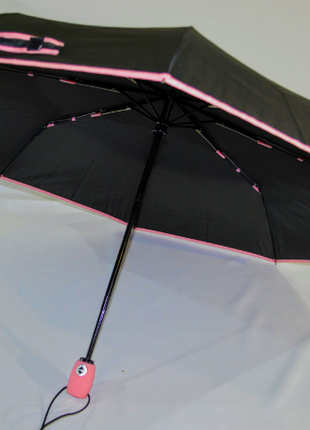 Зонт зонтик, парасолька автомат с розовой каймой от фирмы "sl".