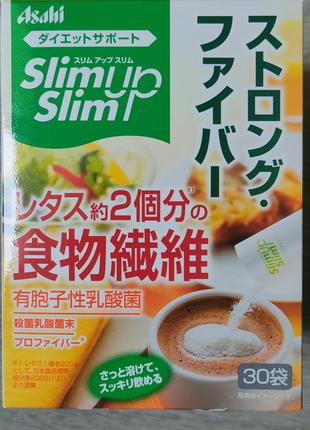 Лучшая японская клетчатка с лактобактериями Asahi Slim Up Slim...