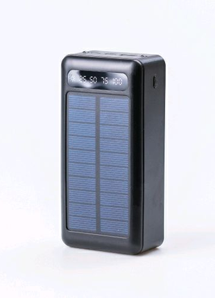 Повербанк 50000 mAh із сонячною батареєю Туре-С і Micro USB