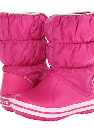 Зимові чоботи crocs winter puff, c12, c13, j2, j3