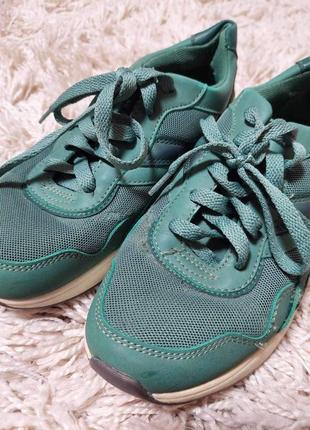 Зеленые кроссовки